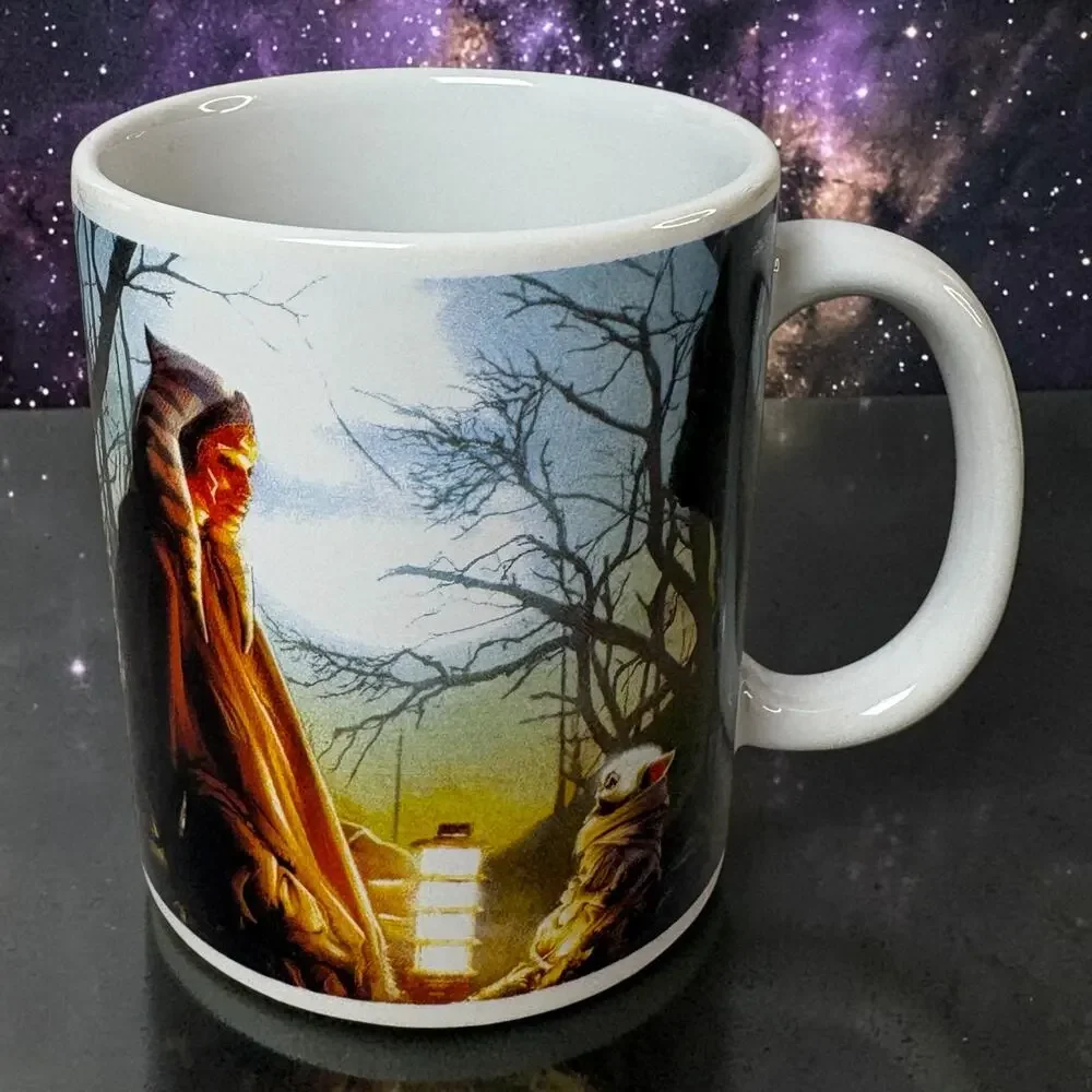 Star Wars Mandalorian Mug Ahsoka Tano Grogu Baby Yoda Forest Scene Disney